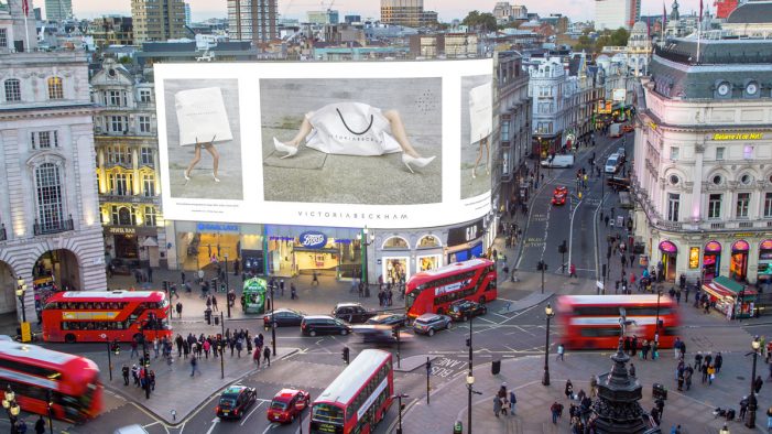 Victoria Beckham marks London Fashion Week debut with showcase on Landsec’s famous Piccadilly Lights