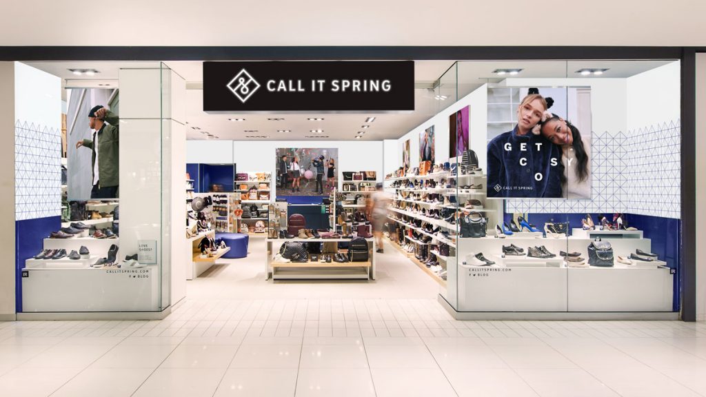 brand identity for Call It Spring 