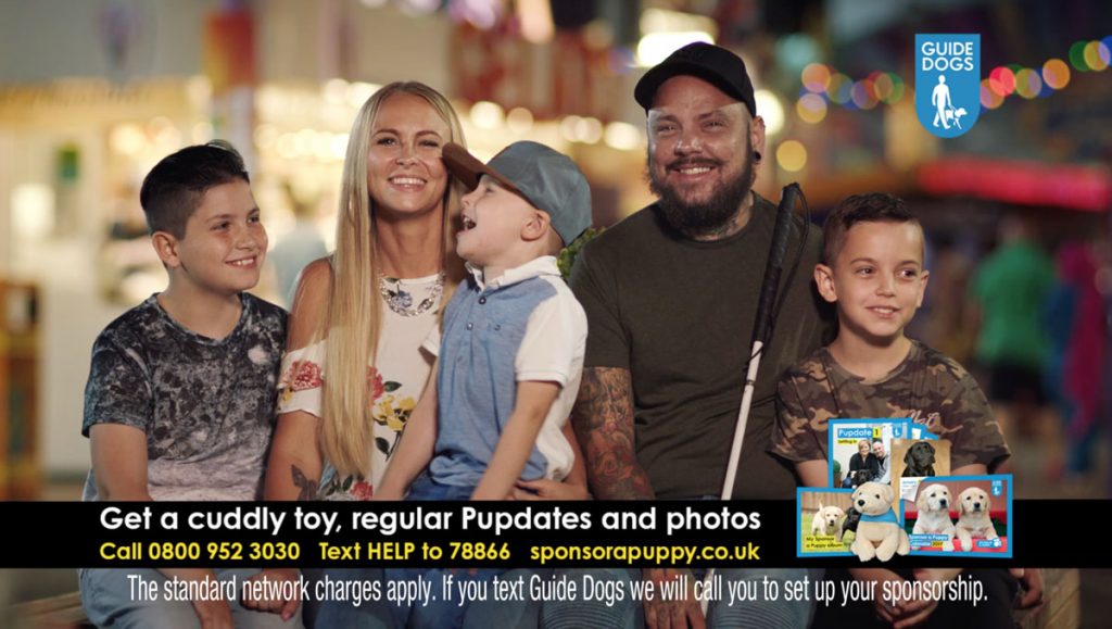 Guide Dogs’ new DRTV ad reveals inspirational ambitions of