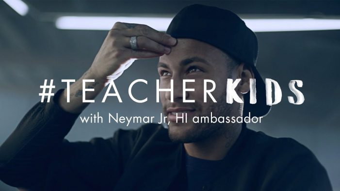 Neymar Jr. teams up with HI to make a difference to children’s lives