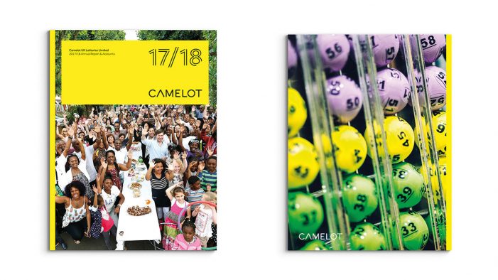 Creative agency Spinach designs the Annual Report for Camelot, operator of the UK National Lottery