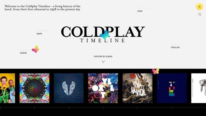 Rabbit Hole teams with Coldplay to launch interactive digital timeline celebrating the band’s 20-year history