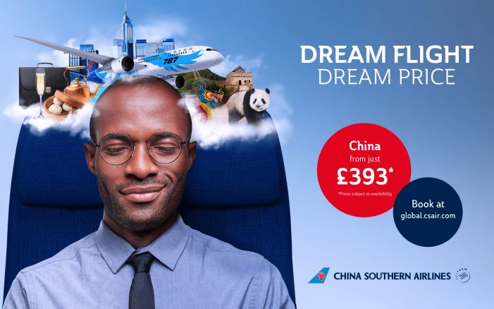 Crowd creates a dreamy OOH campaign for China Southern Airlines