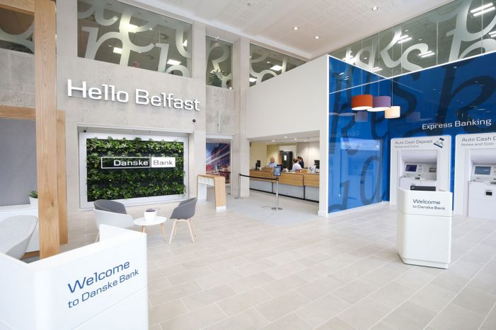 Danske Bank launch event for Central Belfast Flagship Experience designed by I-AM