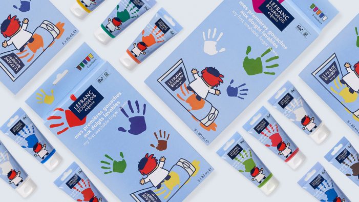 Lewis Moberly delivers authentic new identity for children’s art materials range, Lefranc Bourgeois Enfants