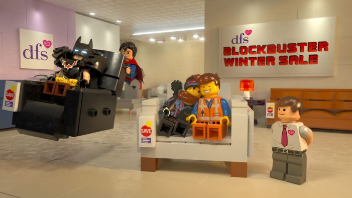 Characters from the LEGO Movie 2 star in new DFS Winter Sale campaign