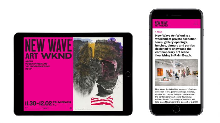Watson & Co. Redesigns New Wave Art Wknd Website
