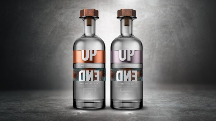 UpEnd Gin Launches with Design by Nude Brand Creation