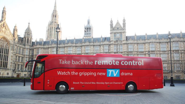 New ‘Brexit Bus’ hits the road to promote Channel 4 drama