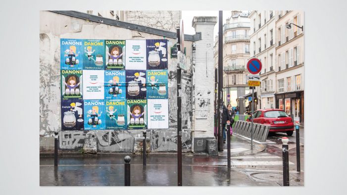 Danone Decorates the Streets of Paris Posters to Celebrate a Century of Yoghurt