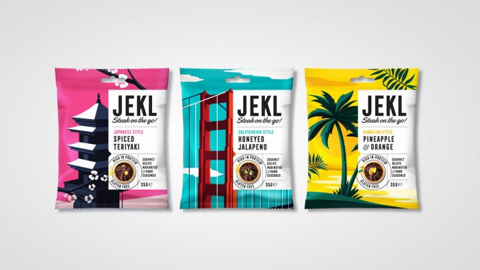 Design Happy Brands On The Go Steak Snack Brand, Jekl
