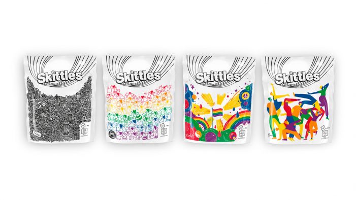 Straight Forward Design Teams with LGBTQ+ Artists for Skittles’ Pride 2019 Campaign