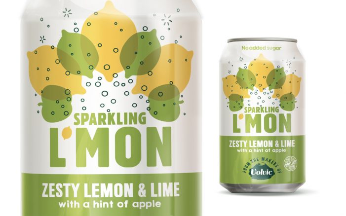 This Way Up Provides a Vibrant Pack Design for New Fizzy Drinks Range by Danone