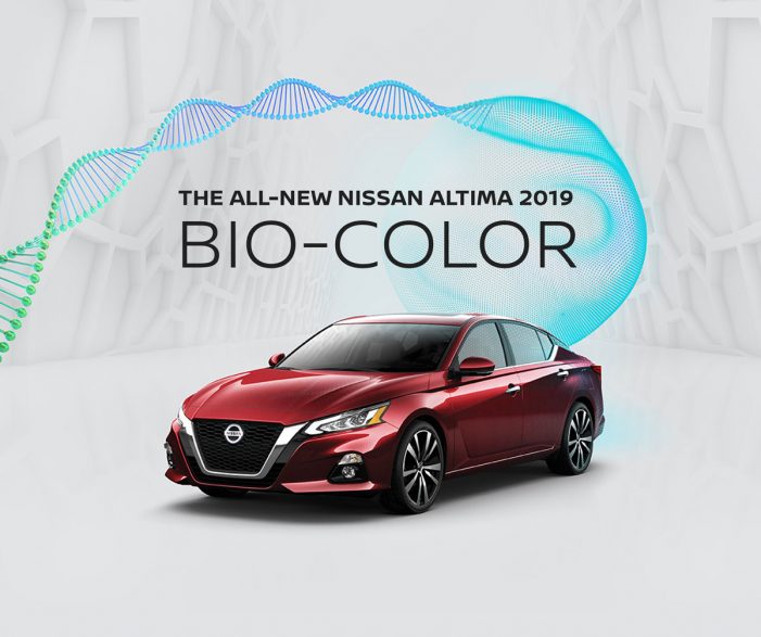 Now your own DNA can help you select the colour of your new Nissan Altima in the Middle East