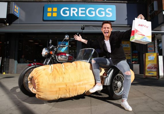 greggs delivery just eat