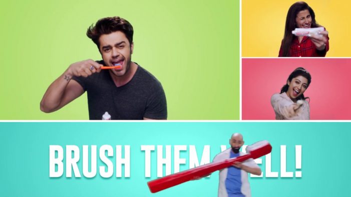 ‘Brush Them Well’ says the new campaign from FoxyMoron for new Colgate Total