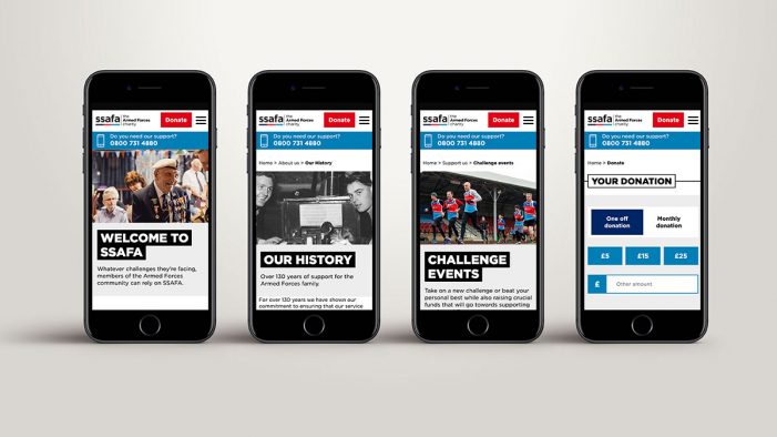 SSAFA, the Armed Forces charity, overhauls website to engage existing and new audiences