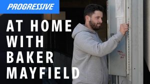 Baker Mayfield Is Even More at Home in Year 3 of Progressive's NFL Campaign