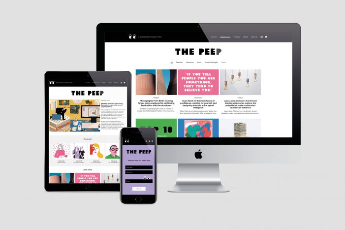 Charlie Smith Design launches new online magazine The Peep