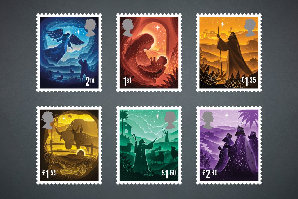Royal Mail unveils 2019 Christmas Special Stamps, designed by Charlie