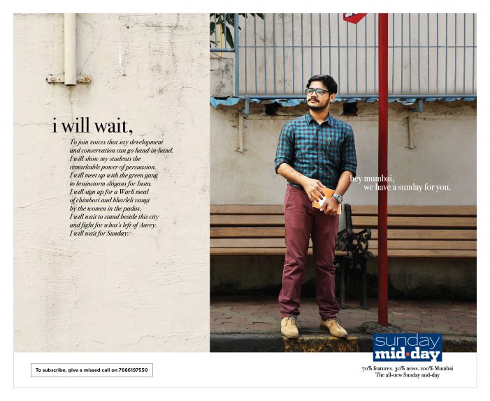 Scarecrow M&C Saatchi & Sunday Mid-Day remind the city, ‘Hey Mumbai, we have a Sunday for you’