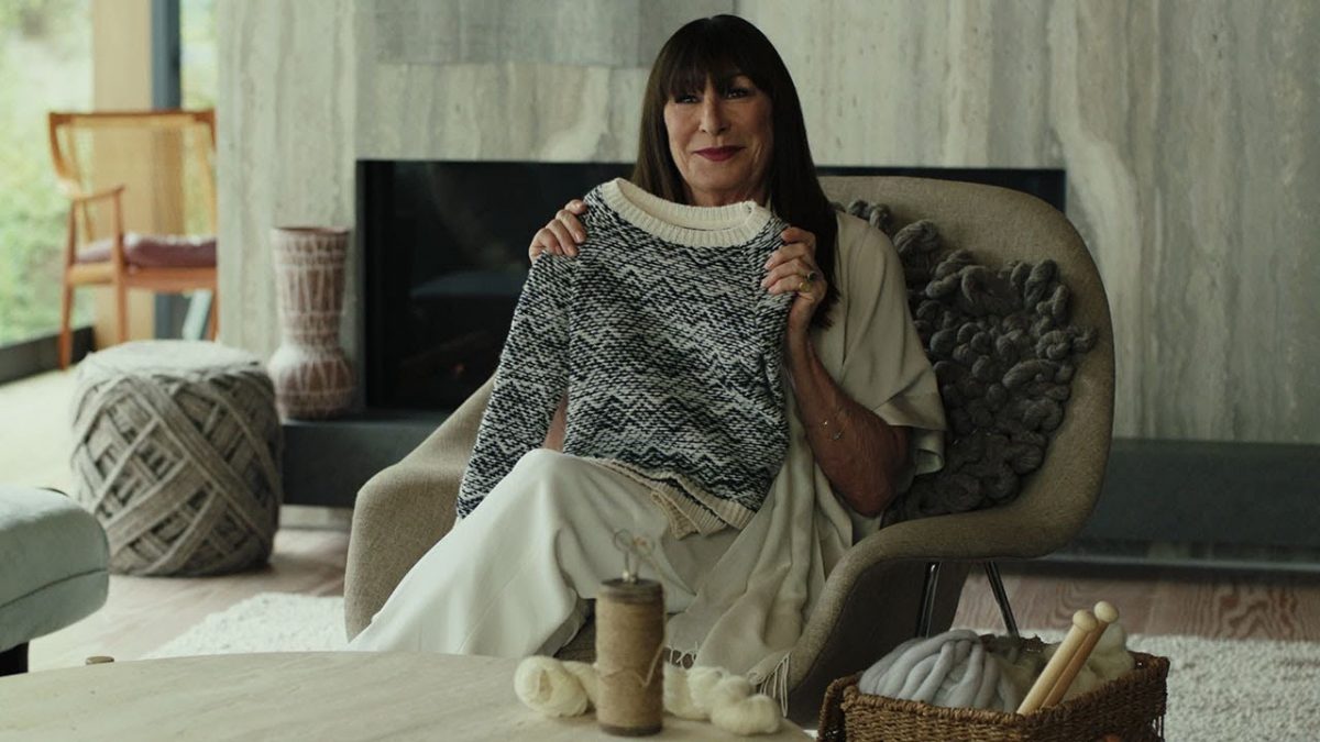 Anjelica Huston Really Cares For Wool — Dress