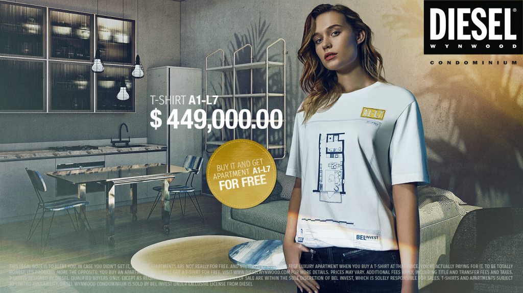 het is mooi Discrimineren pastel Diesel Presents… The Condo T-Shirts–The Most Expensive T-Shirts Ever! –  Marketing Communication News
