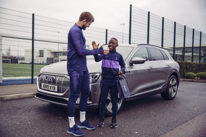 Tottenham Hotspur players asked tough questions  by Academy kids in Audi sponsorship campaign