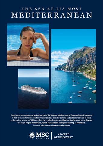 Leagas Delaney creates global turn-of-year ad campaign for MSC Cruises showcasing ‘The Sea at Its Most’