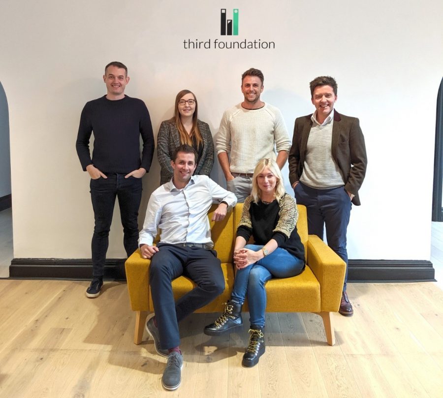 Third Foundation – including CTO Phillip Midwinter (back left), Director of Media Performance and AdTech Paul Roberts (front left) and CEO Michael Ward (back right)