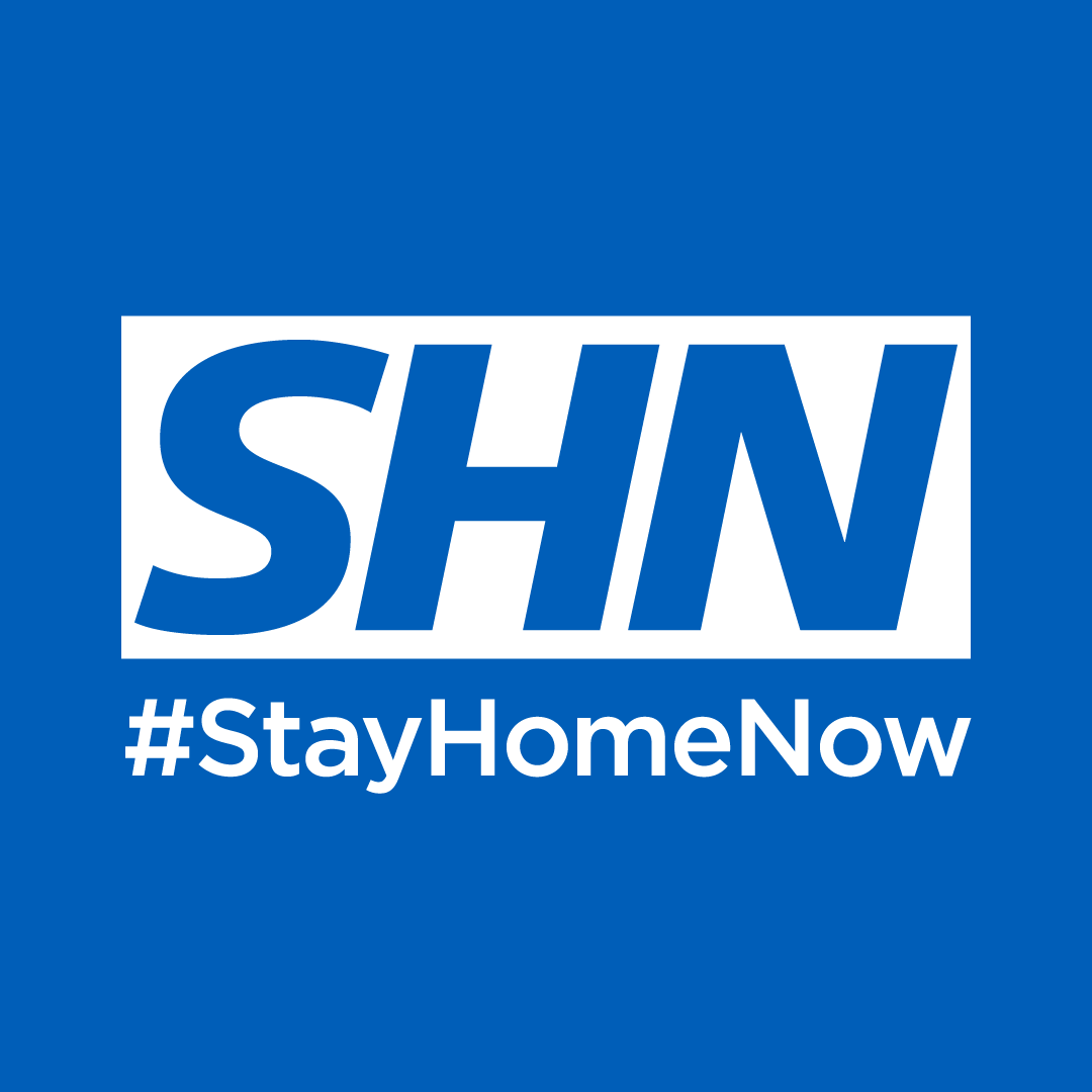 SHN Logo Blue Background