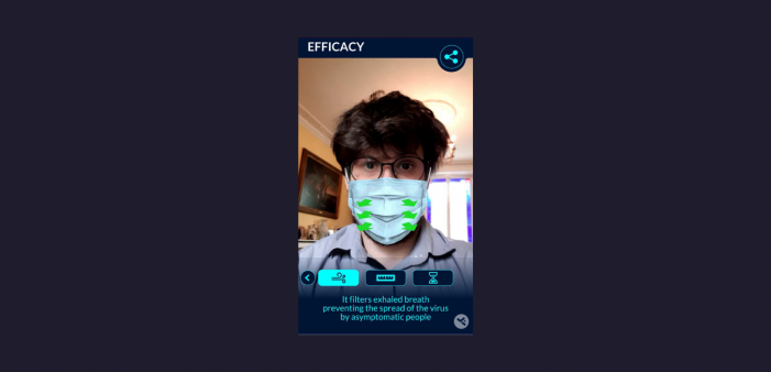 Agency uses augmented reality to educate on the proper use of face masks