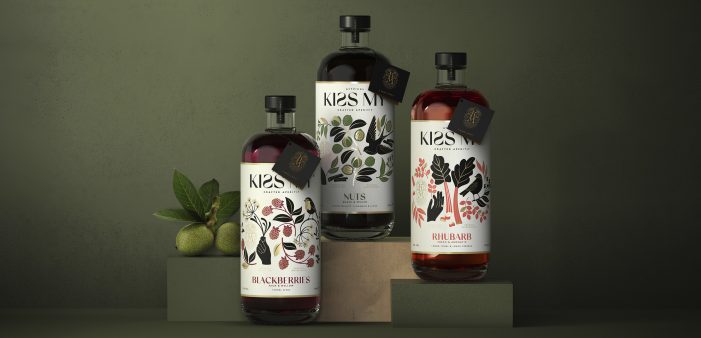 Pearlfisher creates brand identity and packaging design for adventurous vermouth brand, “Kiss My”