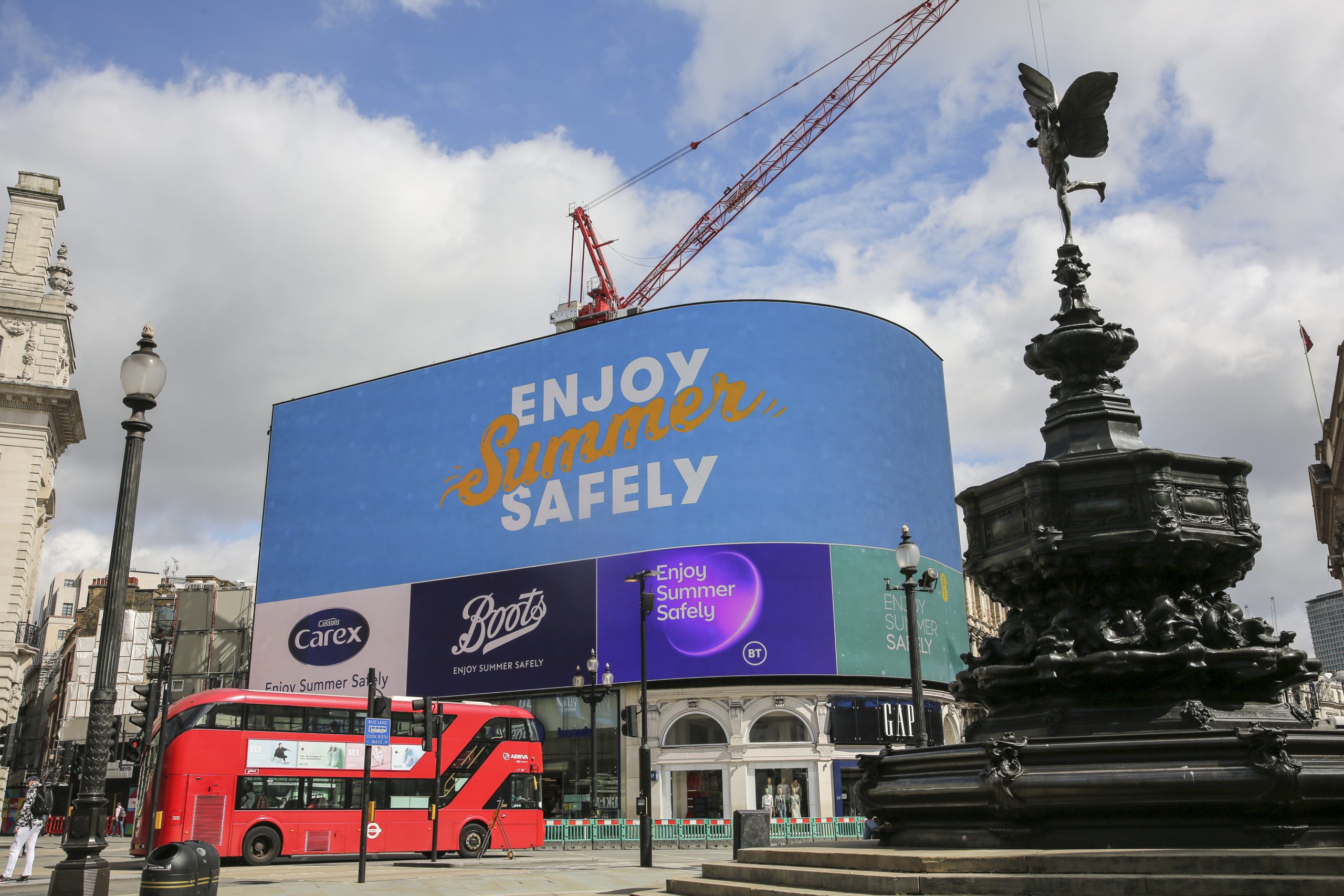 Enjoy Summer Safely campaign, Piccadilly