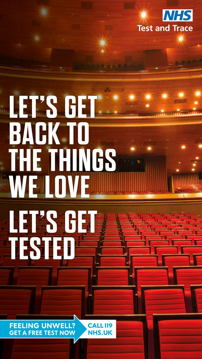 NHS launches ‘Let’s Get Back’ campaign to encourage testing through NHS Test and Trace