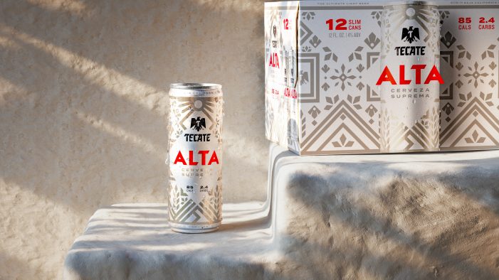 Tecate partners with Pearlfisher to create a new sub-brand of premium light beer, Tecate ALTA