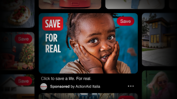 ActionAid Turns Pinterest’s ‘Save’ Button Into A Donation Tool To Help Children And Families In Need