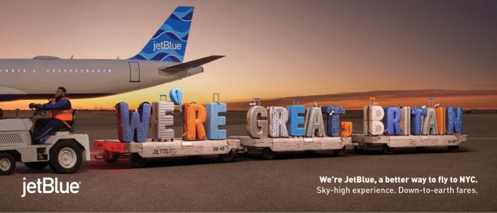 JetBlue And adam&eveNYC Launch Ad Campaign To Celebrate The Airline’s NYC To London Routes And Highlight Its Superior Transatlantic Service