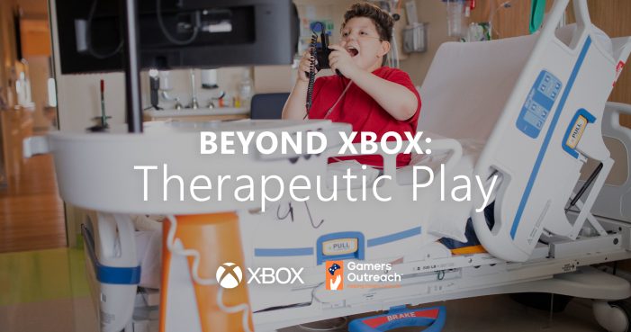 Gamers Outreach Partners With Xbox To Promote The Virtues Of ‘Therapeutic Play’ As An Aid To Help Facilitate Recovery For Children In Hospitals.