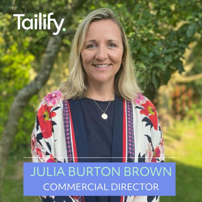 Tailify Bolsters Leadership Team With Addition Of Julia Burton Brown As Commercial Director
