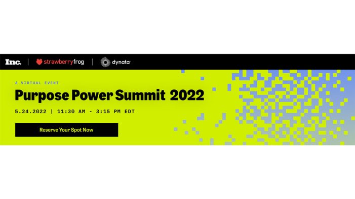 StrawberryFrog To Reveal Definitive Brand Purpose Report At Inc. 2022 Purpose Power Summit