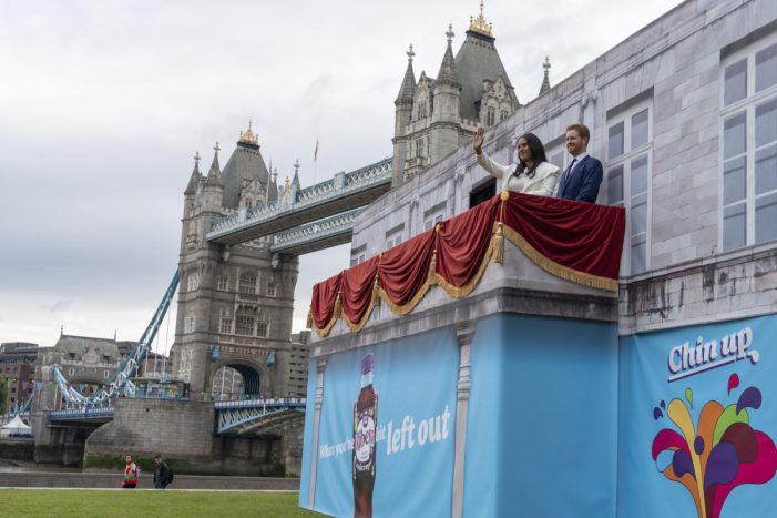 WHEN YOU’VE RI-BENA BIT LEFT OUT: Ribena Builds Harry And Meghan Their Own Balcony,  In Cheeky Jubilee Stunt