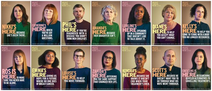 Breast Cancer Now showcases the people to turn to with new brand campaign titled “We’re Here”
