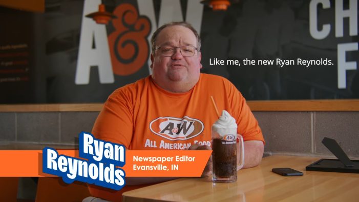 A&W Enlists Ryan Reynolds for National Root Beer Float Day Promotion￼