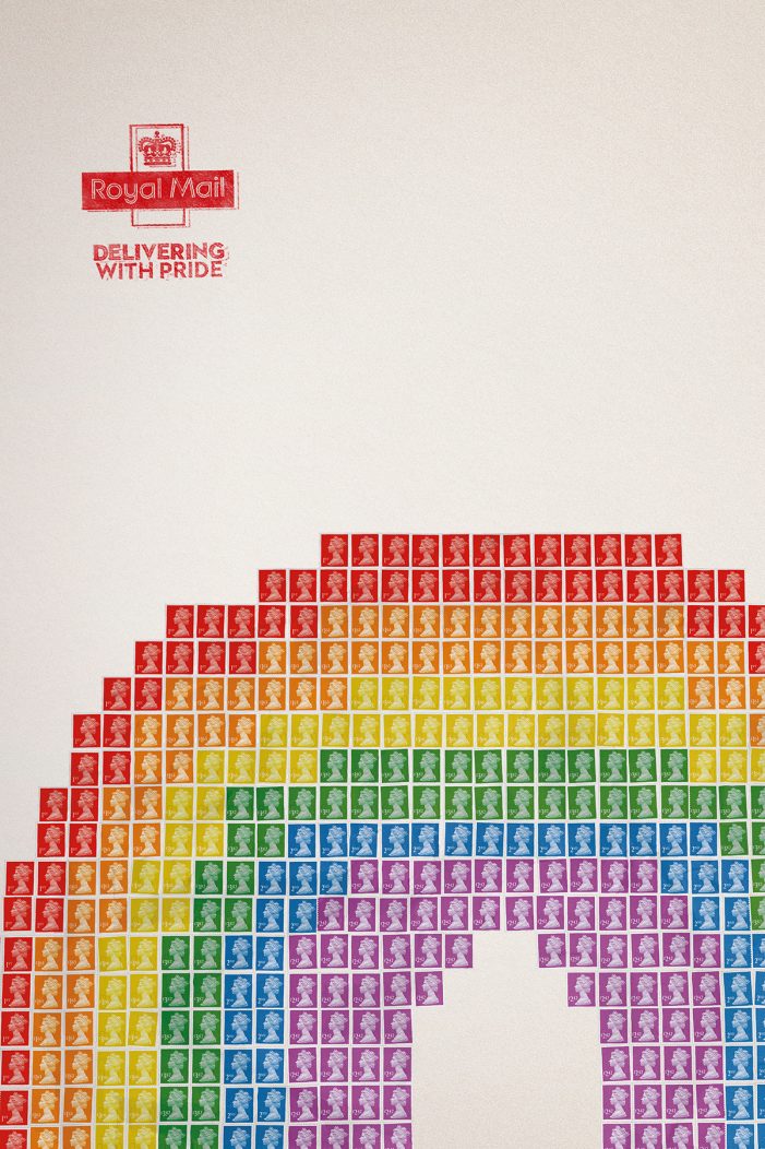 Royal Mail OOH campaign celebrates Pride events in the UK