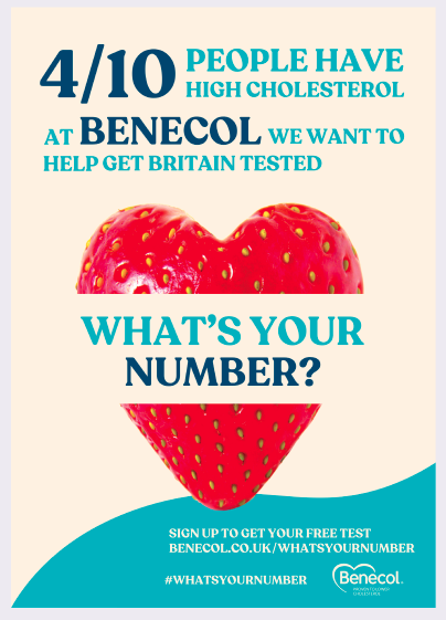 New National Heart Campaign by Benecol Encourages the Nation to Discover their LDL-Cholesterol Number