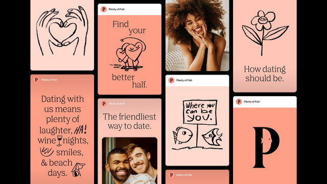 <strong>Mrs&Mr Designs a Modern Rebrand for Dating Service Plenty of Fish</strong> 