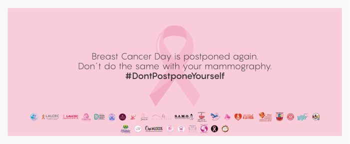 30 NGOs decide to postpone World Breast Cancer Day in a campaign by Grey