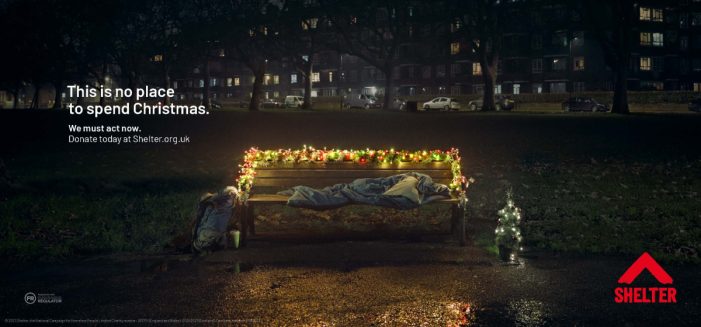 <strong>This is no place to call home: AMV BBDO’s campaign for Shelter reveals the reality of people who are homeless at Christmas</strong>