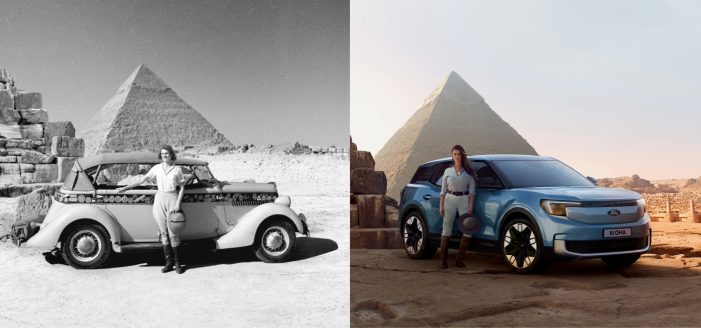 <strong>Ford’s new all-electric Explorer™ reinvents Aloha Wanderwell’s pioneering drive around the world, with Lexie Alford behind the wheel</strong>